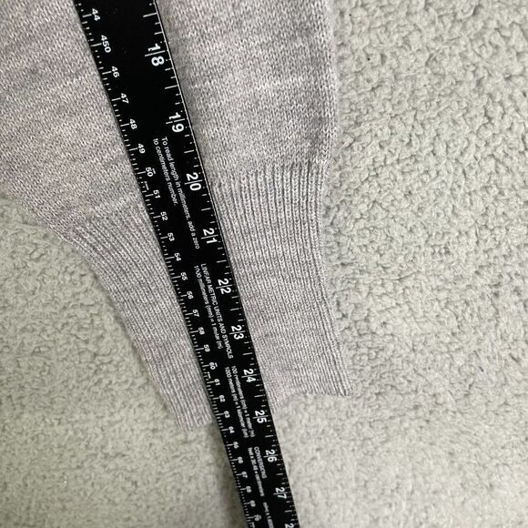 VTG Jeff Links Sweater Men L Gray Pullover Casual  V-neck - Picture 7 of 8